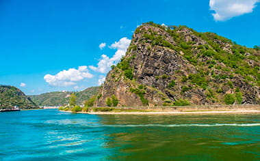 The Lorelei Rock, Middle Rhine The Lorelei Rock, Middle Rhine